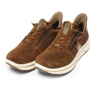 Buty zdrowotne damskie tęgość H Ara Sapporo brązowe