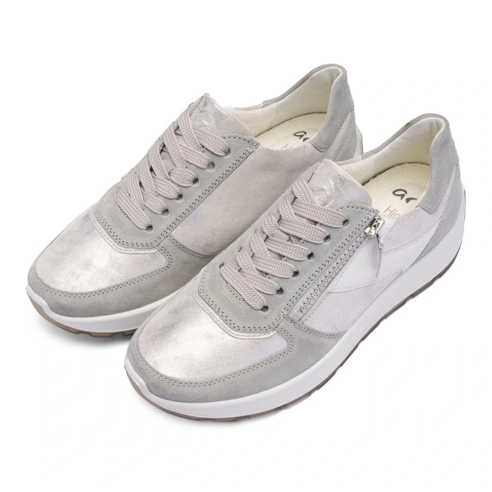 Buty ortopedyczne na płaskostopie damskie Ara New York 2 Buty ortopedyczne na płaskostopie Ara New York 12-25112-20 w kolorze szarym