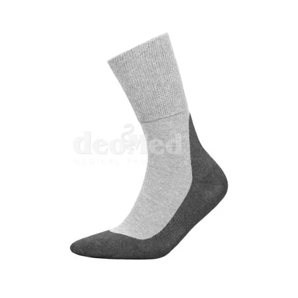 Skarpety frotte ze srebrem Medic Deo Silver zdrowotne 6 Skarpety frotte ze srebrem Medic Deo Silver popielate