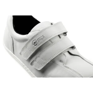 Buty na rzepy damskie i męskie Paps Shoe ME 1059-102 białe z wyjmowaną wkładką