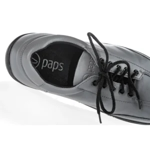 Szare buty z szerokimi noskami Paps Shoe ME 1057 ze skóry naturalnej