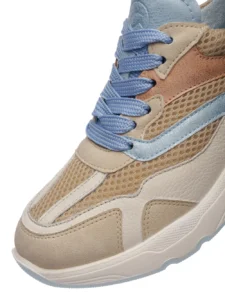 Sneakersy damskie z siateczką Ara Boston 12-25804-05 pastelowe